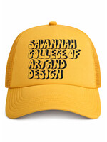 SCAD SCAD Grunge Block, Yellow Trucker Cap - one size