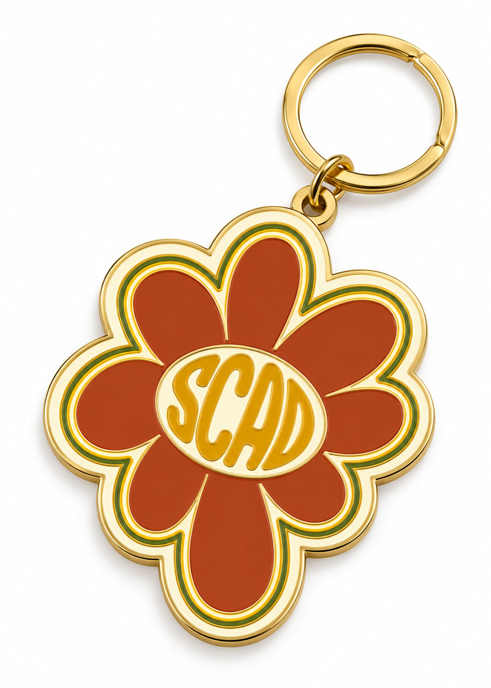 SCAD SCAD Petalwave, Enamel Keychain