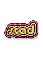 SCAD SCAD Retro Ripple, Enamel Pin
