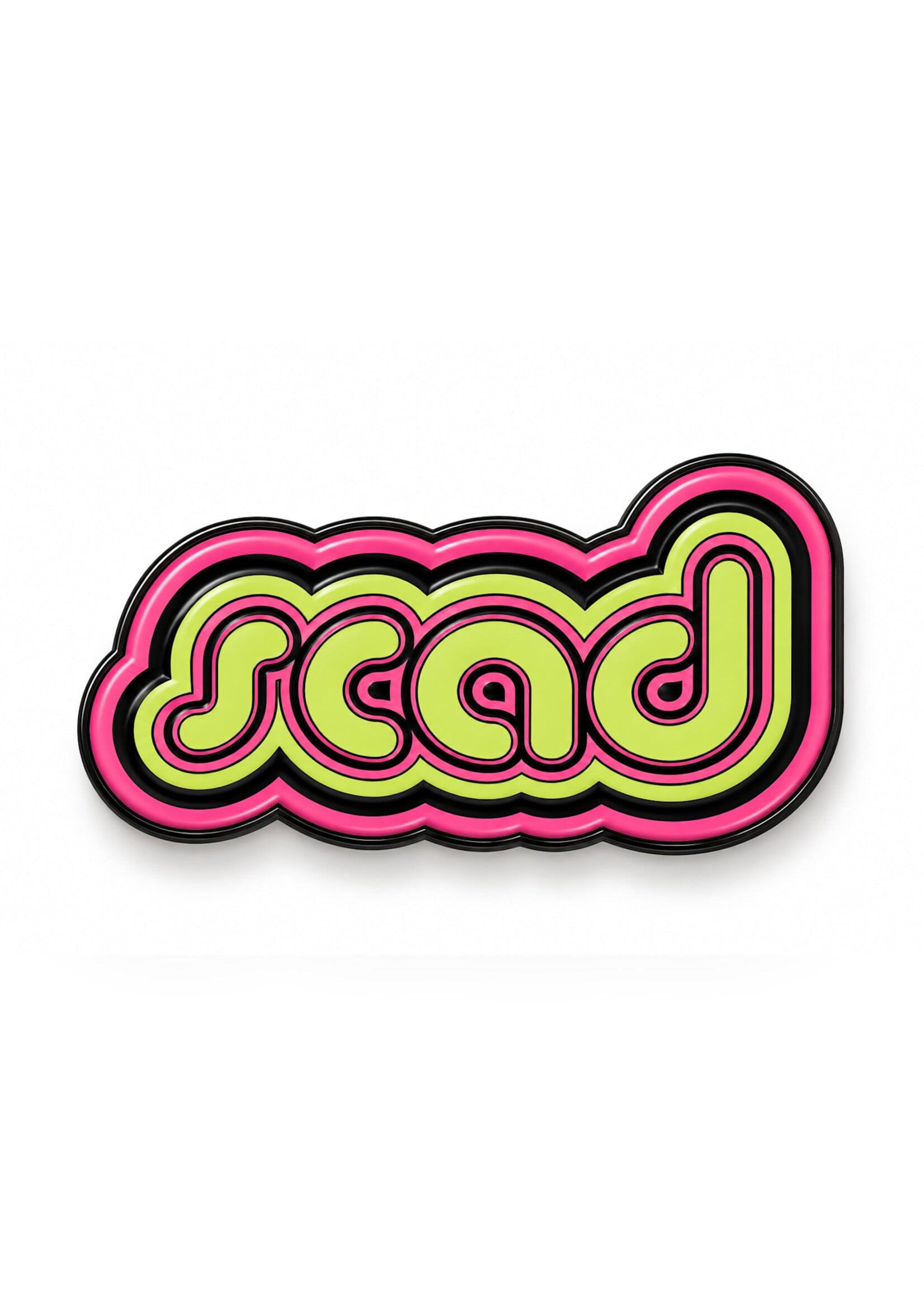 SCAD SCAD Retro Ripple, Enamel Pin