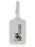 SCAD SCAD Bee Bit Luggage Tag Gray