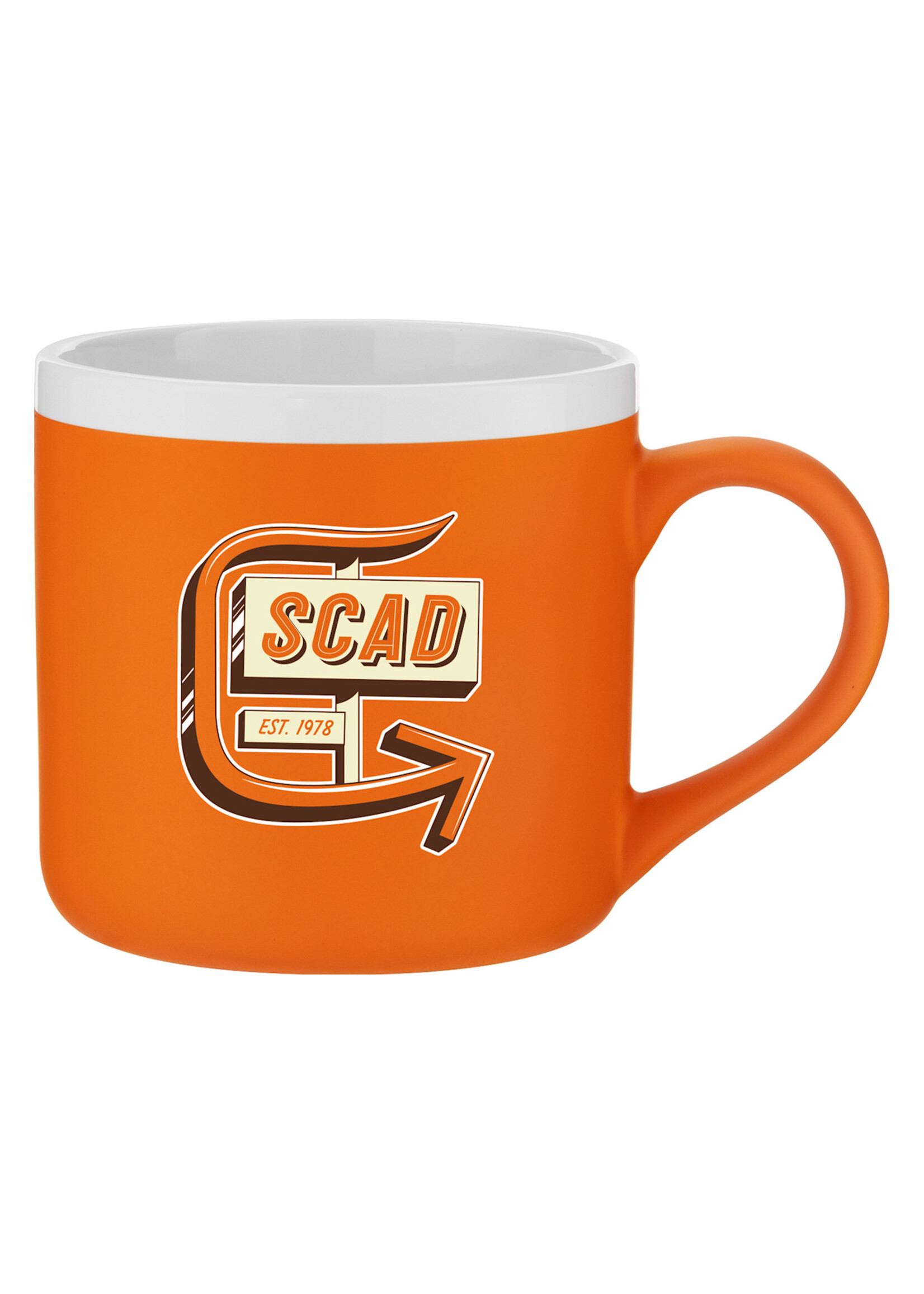 SCAD SCAD Drive Thru Mug Stoneware Orange