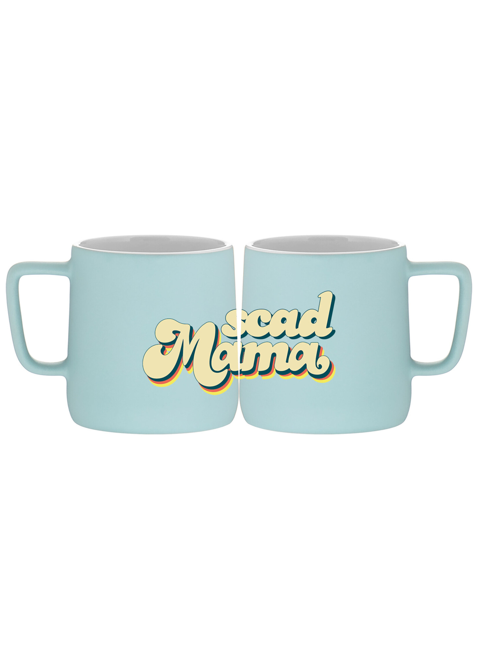 SCAD SCAD Mama, Ceramic Mug, Powder Blue - 12 oz.