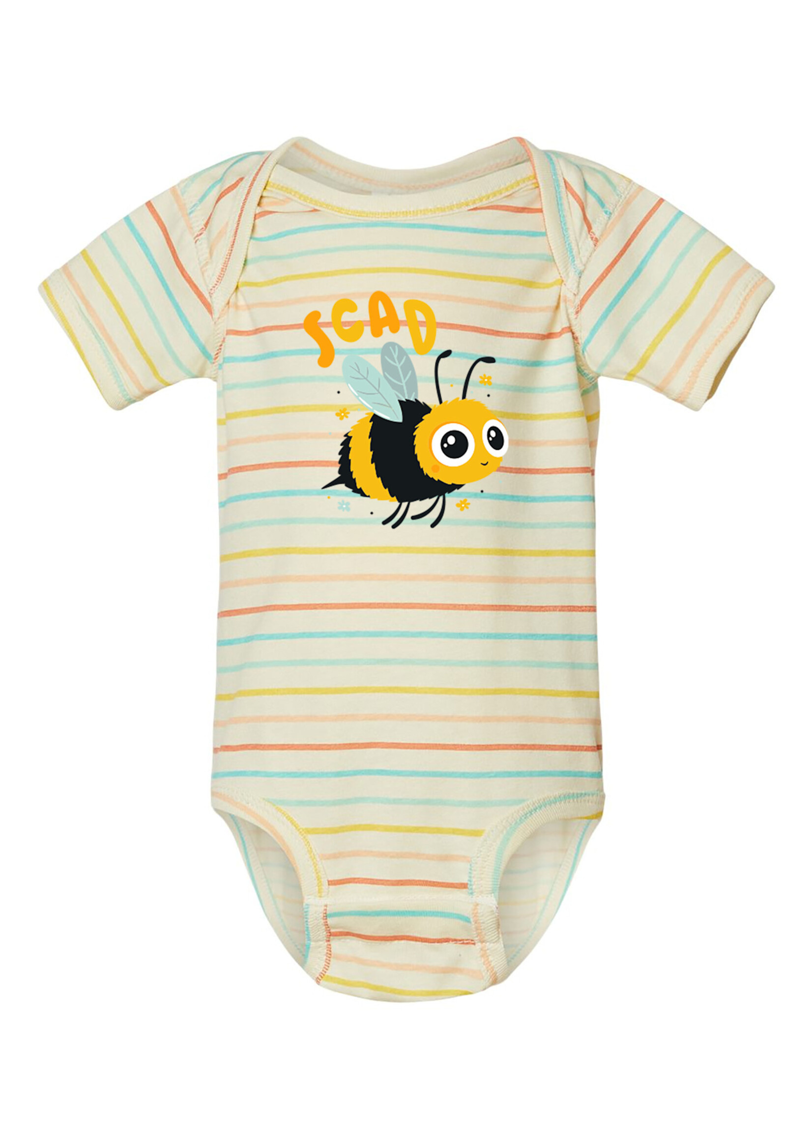 SCAD Sweet Bee, Sunkissed Stripe Onesie Bodysuit