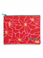 SCAD Bloom, Vegan Leather Pouch - 11" W x 8.75" H