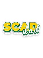 SCAD SCAD Dad Script, Vinyl Bumper Sticker