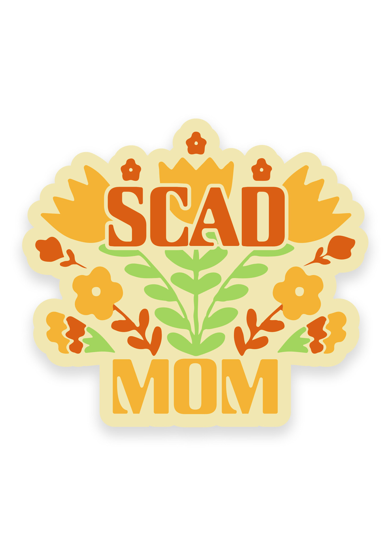 SCAD SCAD Full Bloom Mom, Vinyl Bumper Sticker