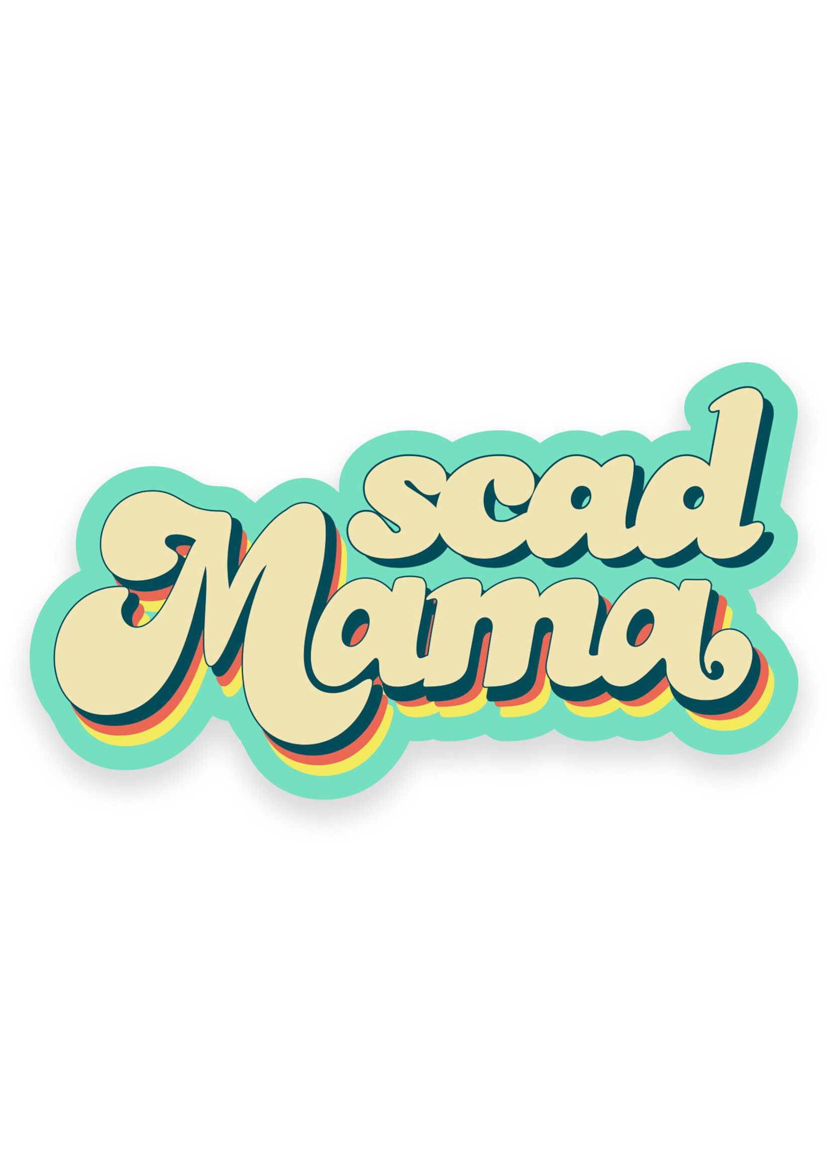 SCAD SCAD Mama, Vinyl Bumper Sticker