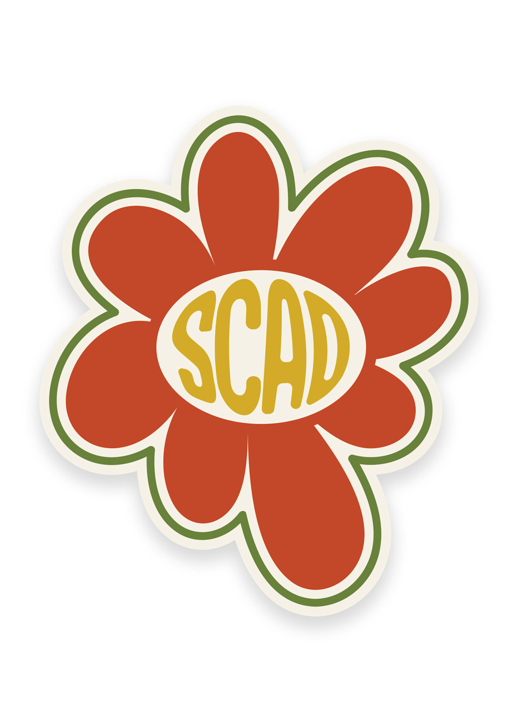 SCAD SCAD Petalwave, Vinyl Bumper Sticker
