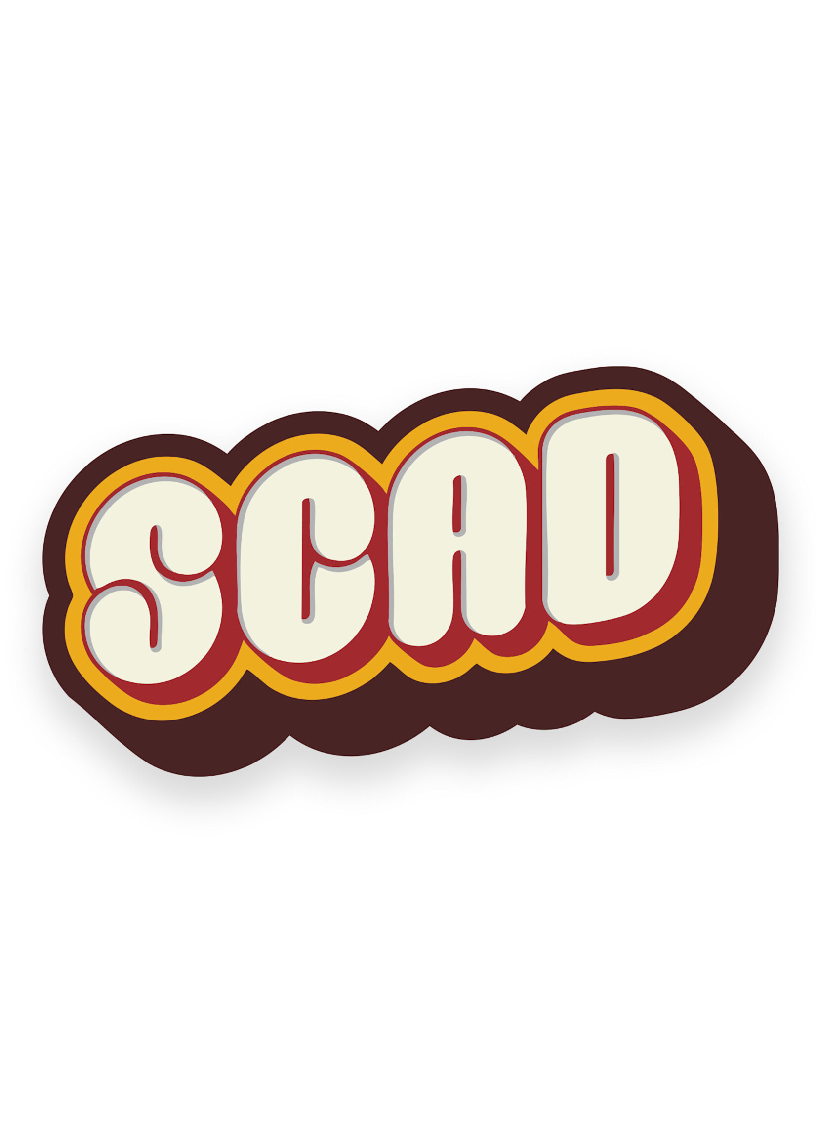 SCAD SCAD Shadowcore, Vinyl Bumper Sticker