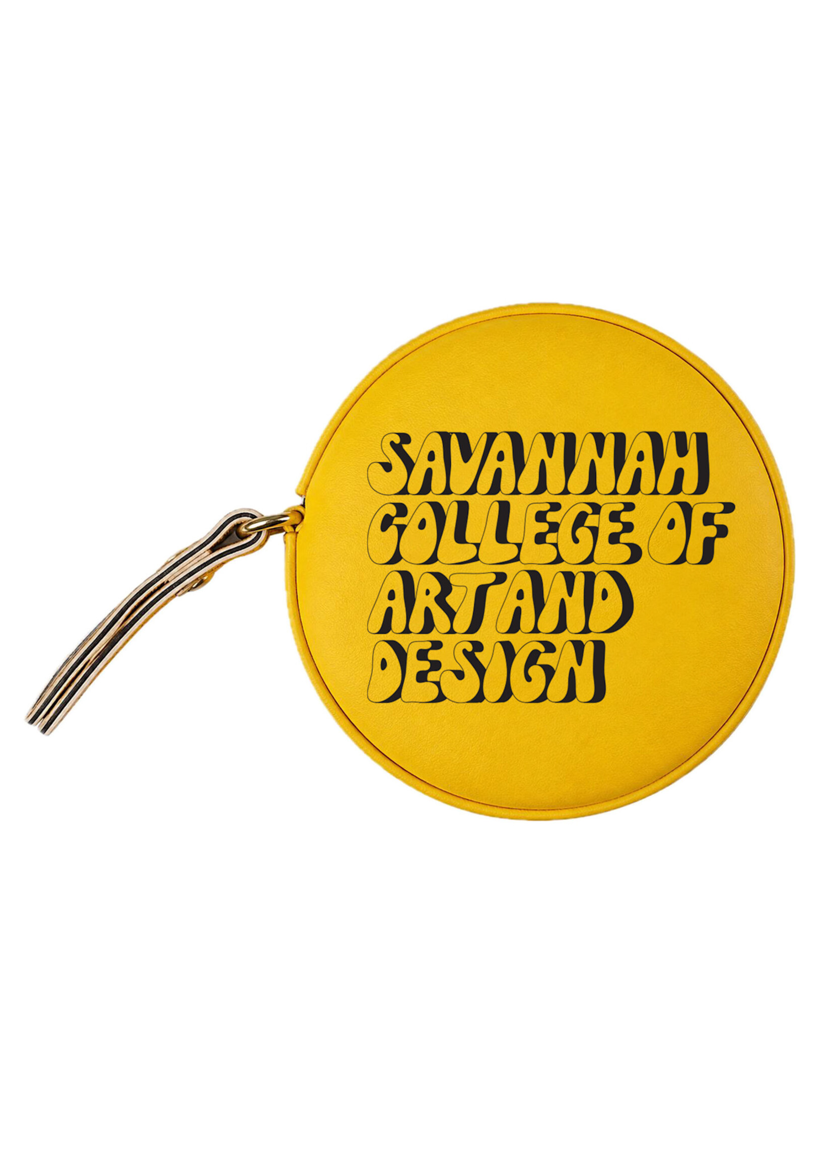 SCAD SCAD Grunge Block Yellow 60" Tape Measure, Vegan Leather