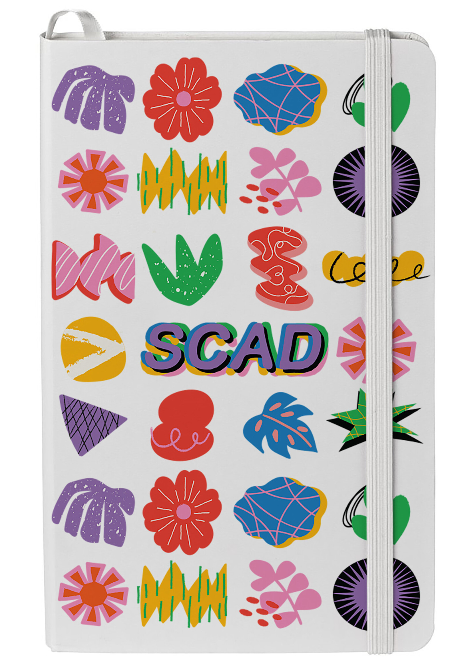 SCAD Playform, White Hard Cover Journal