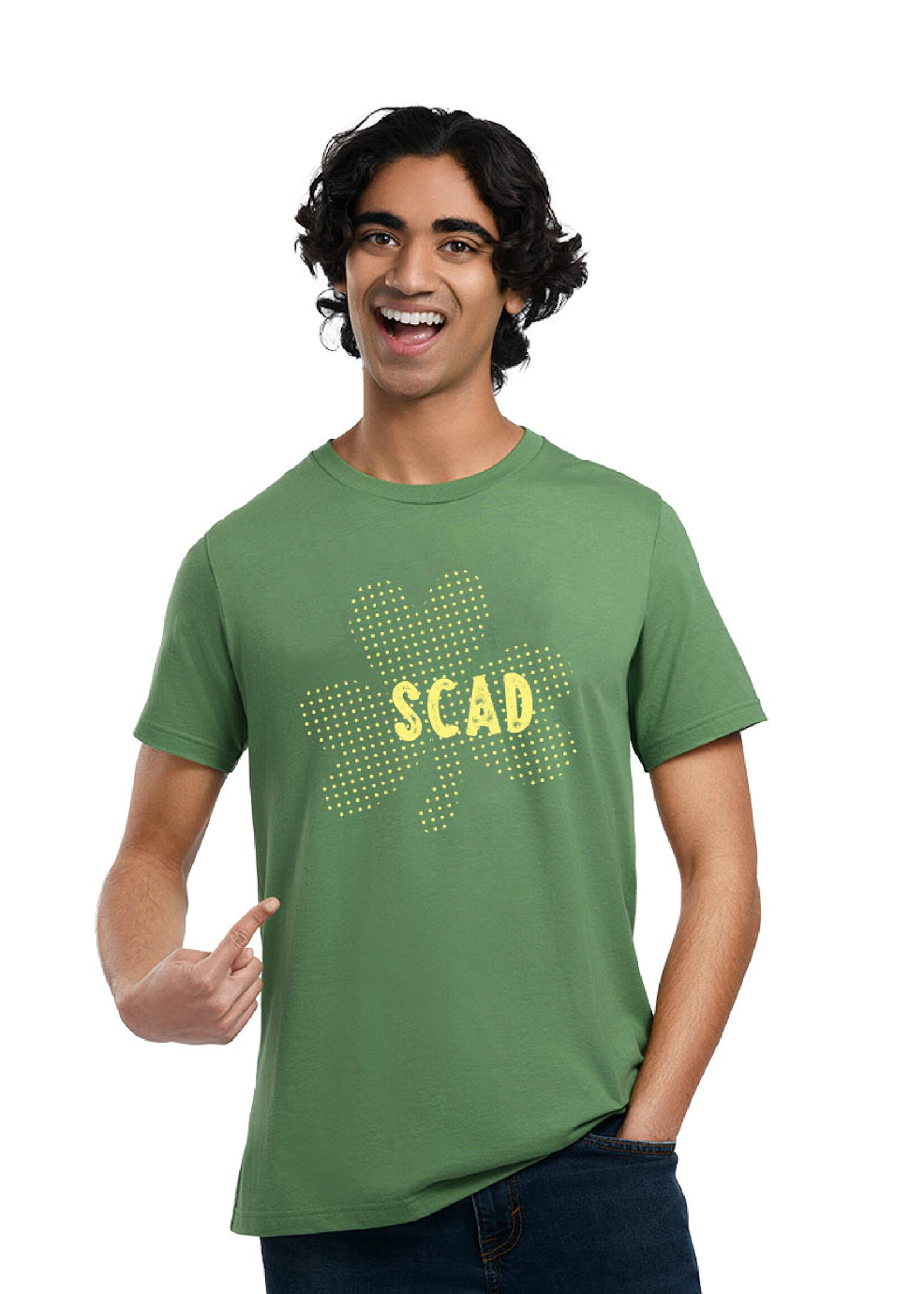 SCAD SCAD Halftone Clover T-Shirt, Leaf