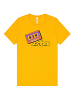 SCAD Mix-Tape, Adult Unisex T-Shirt – Gold