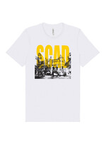 SCAD Overlay Yellow, Adult Unisex T-Shirt White
