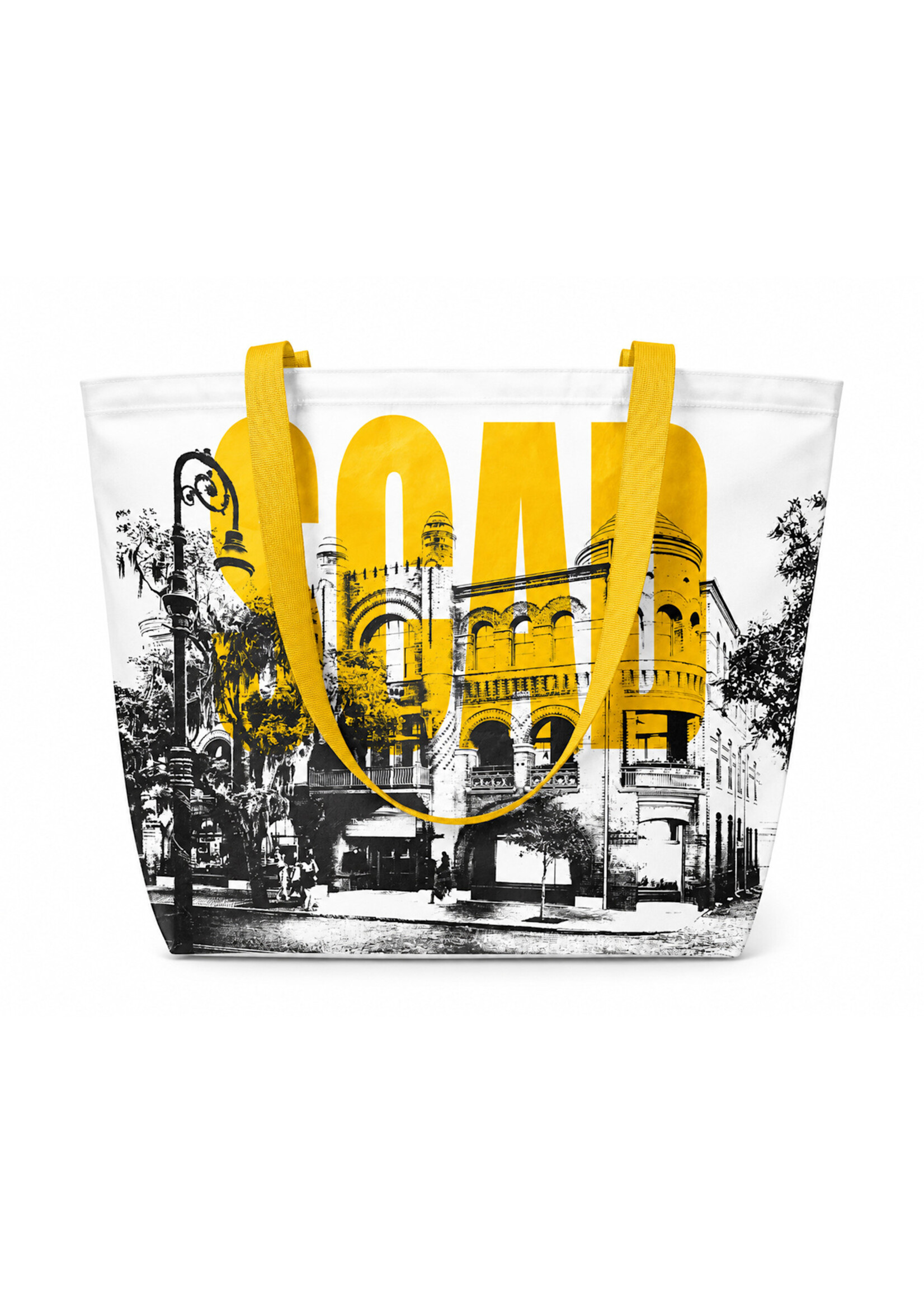 SCAD SCAD Overlay Yellow, White Duratek Tote