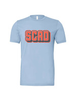 SCAD Squad Block, Adult Unisex T-Shirt – Baby Blue