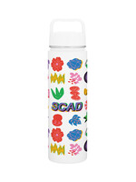 SCAD Playform, SS Water Bottle, White, 30 oz.