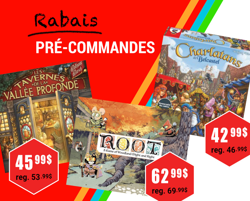 Rabais sur jeux en précommande