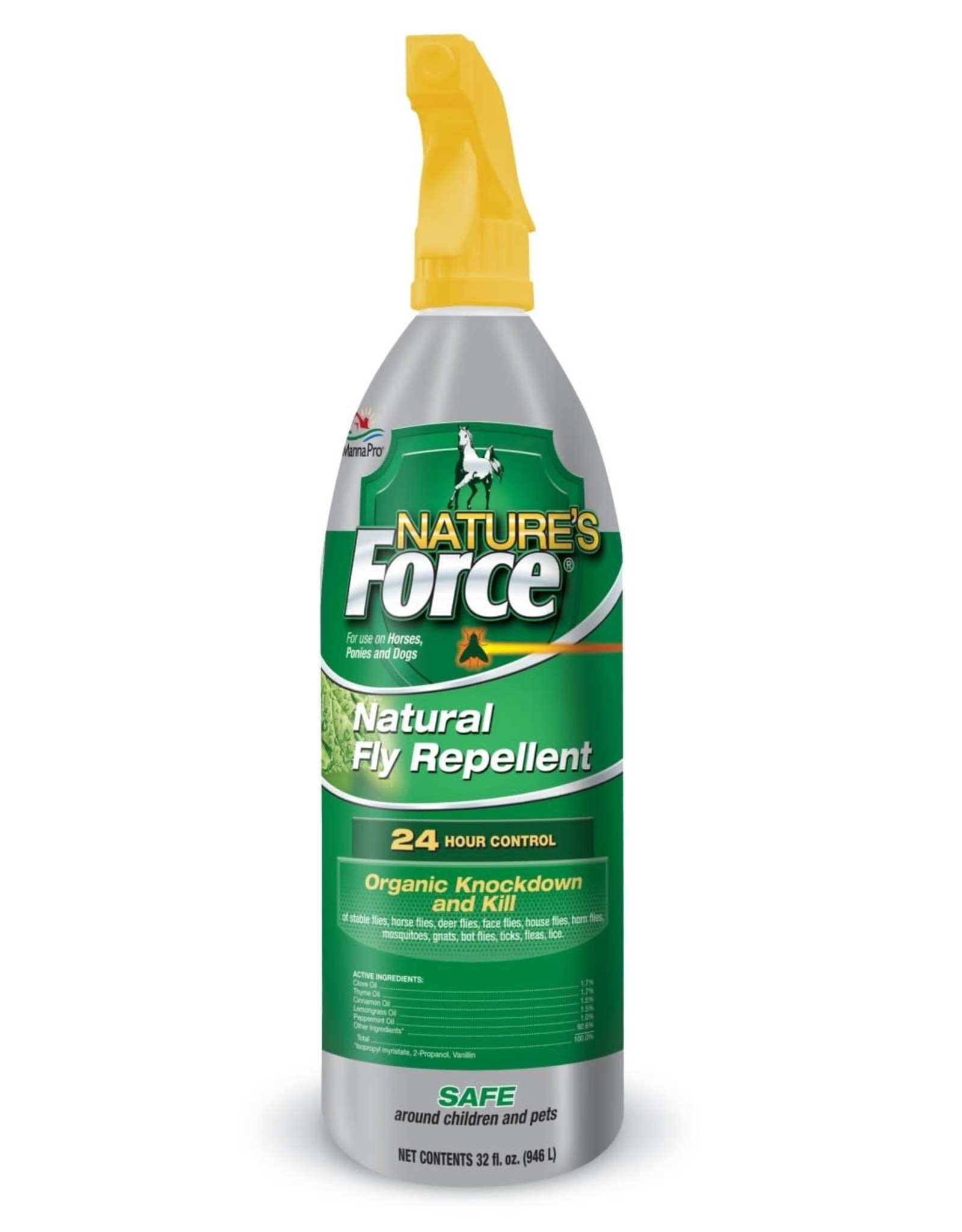 Nature's Force Fly Spray 32ozAll Natural Fly Spray