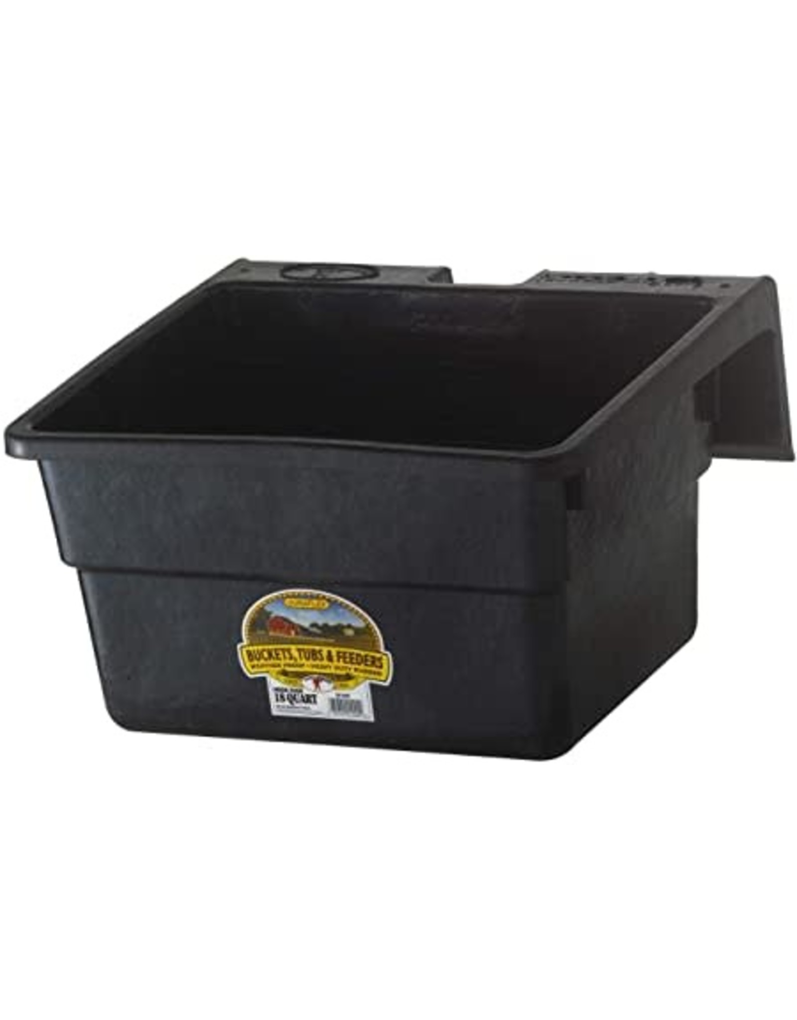 Fortex 15 gal. Rubber Tub, Black