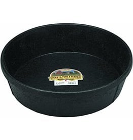 Black Rubber 3 Gallon Pan Feeder