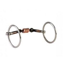 175329 Bit, 2 5/8" SS Ring Snaffle w/Dog Bone