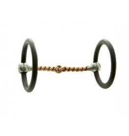 175217 Bit, Ring Snaffle Antique Brown