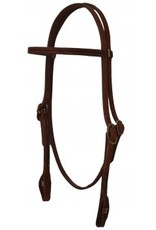 ARH200Q Headstall, Browband Plain Leather