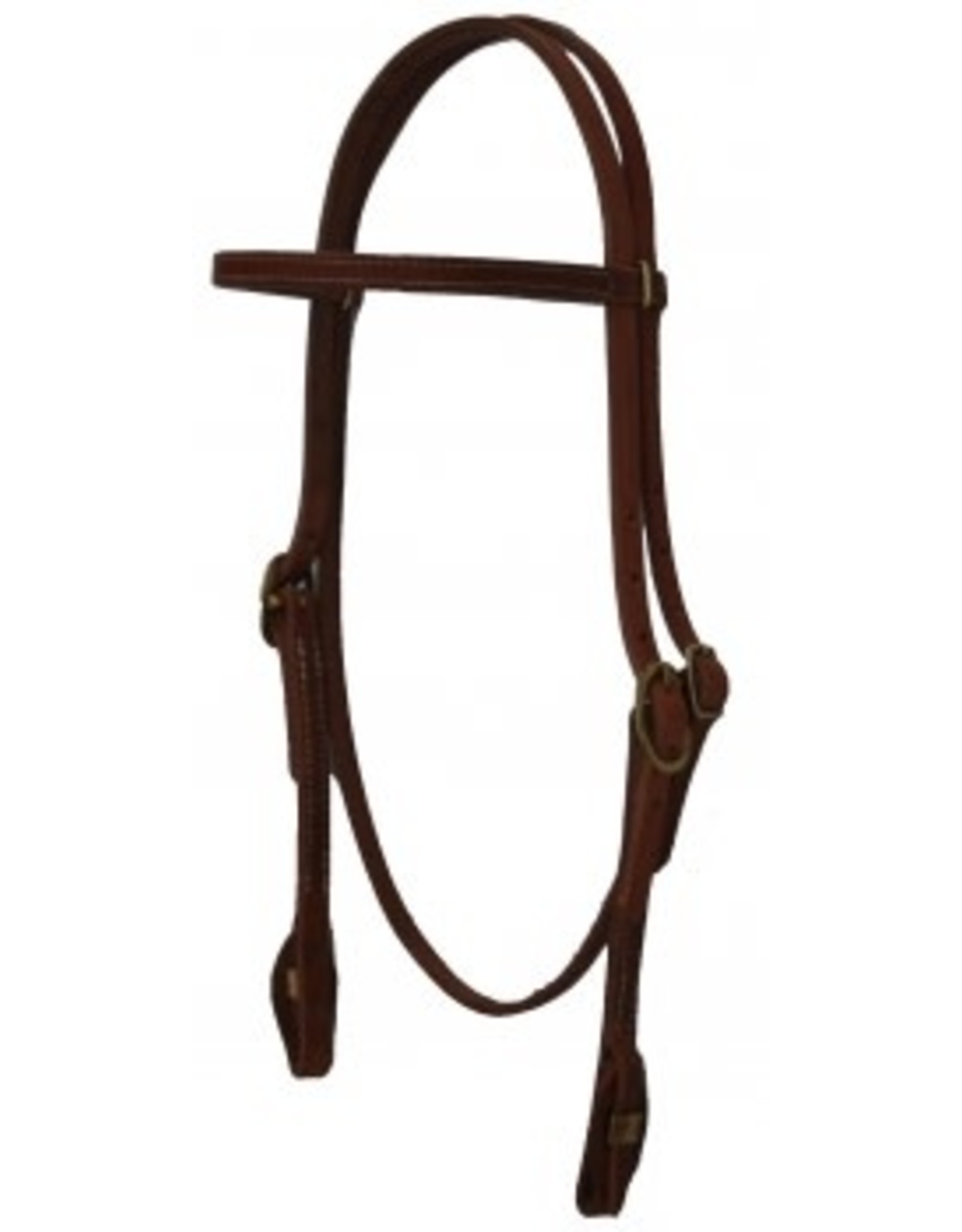 ARH200Q Headstall, Browband Plain Leather