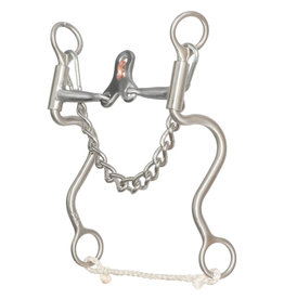 Metalab Walt Woodard Douglas Spade Long Shank Snaffle Bit 5 1/8"