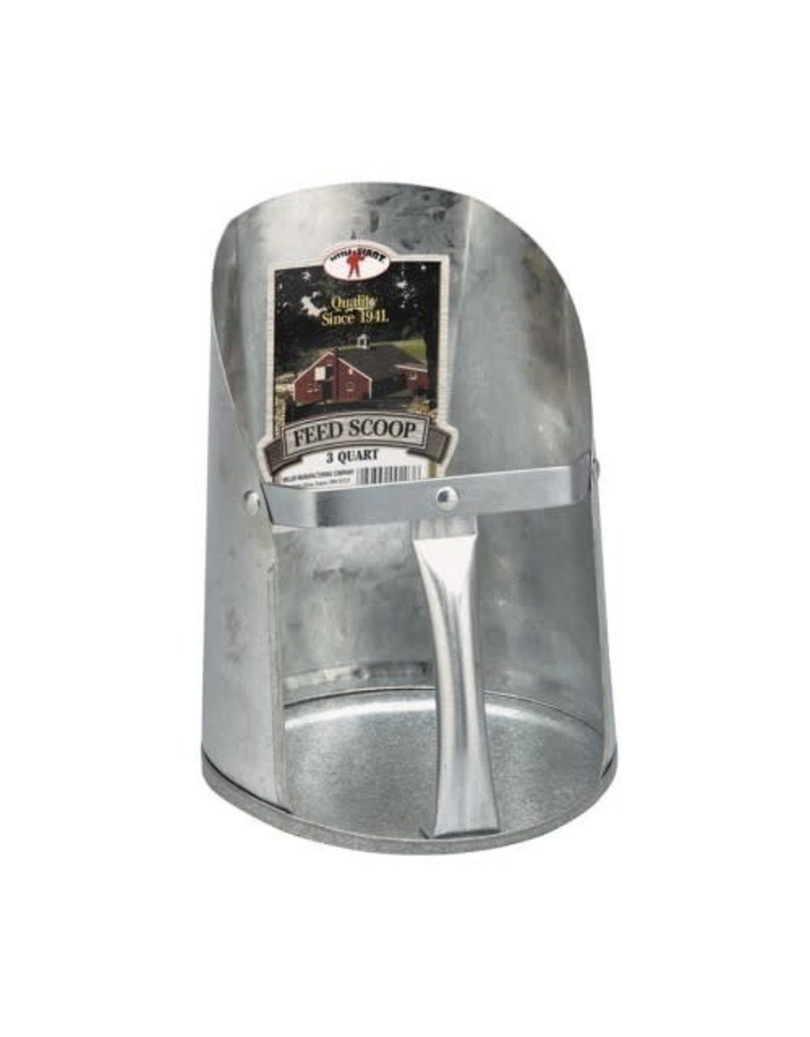 Feed Scoop Galvanized 3qt