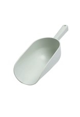 Small Plastic Feed Scoop, white