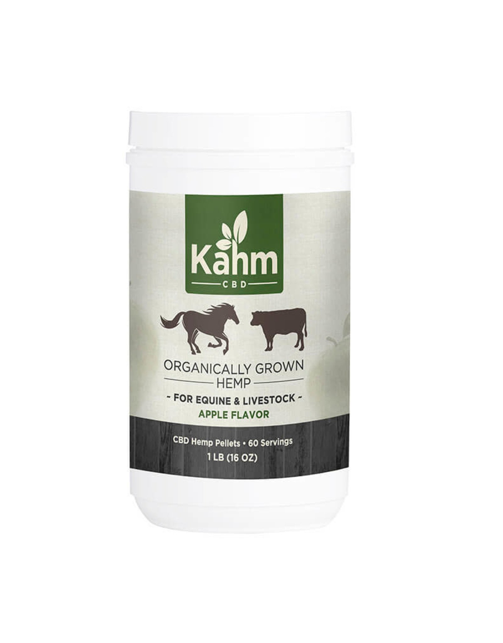 Kahm apple flavor horse CBD pellets 1lb 60 servings