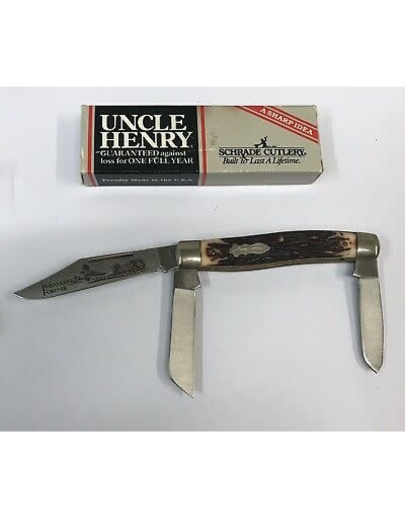 885UH Knife, Uncle Henry King Ranch 3 Blade 4