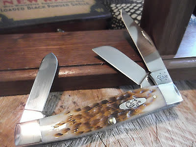 204 Knife, Case Stockman Large 3 Blade 4 1/4 - Sweet Cypress Ranch