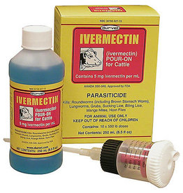 Ivermectin Pour On Cattle Wormer 250ML Agri-Mectin