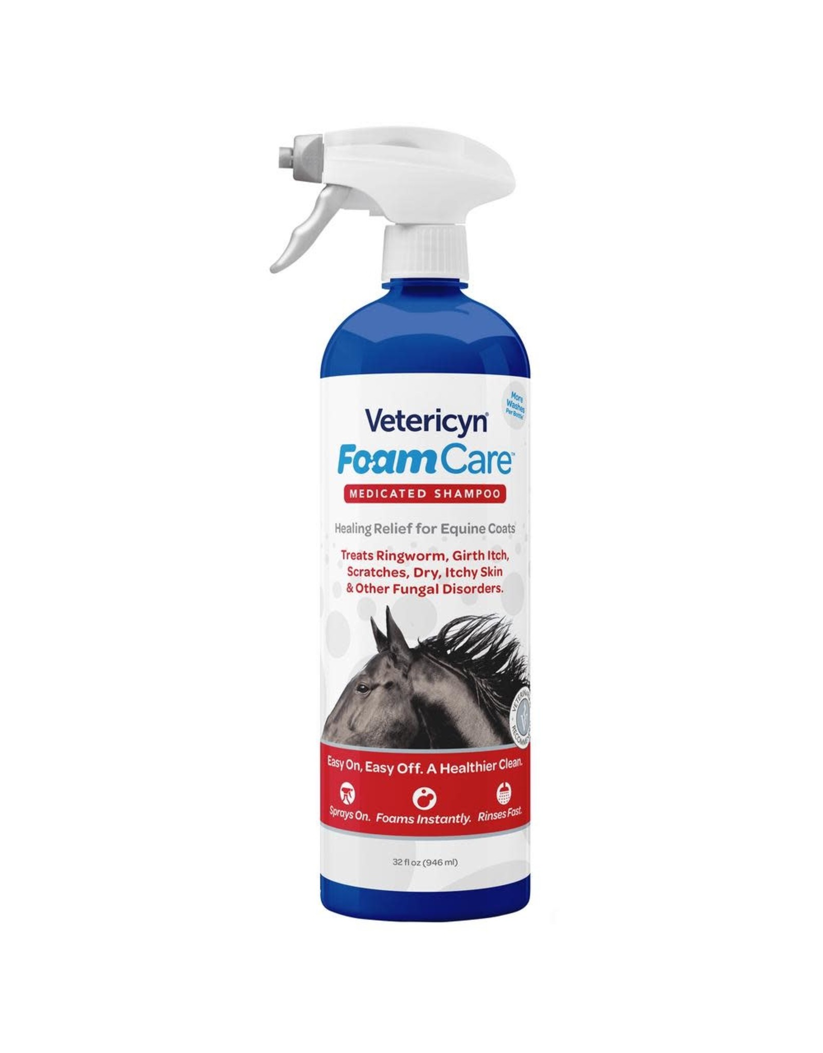 Vetericyn Medicated Foam Care Shampoo 32 oz