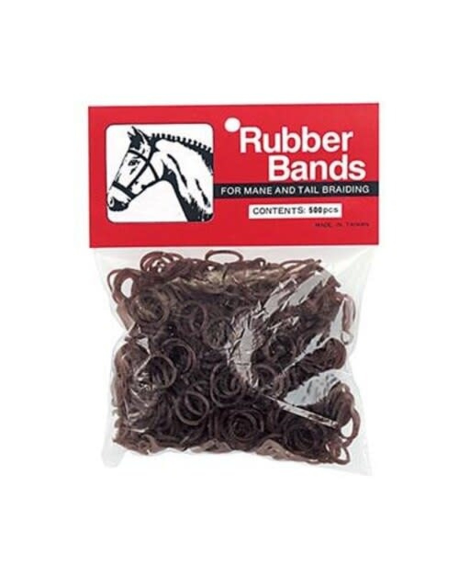 Rubber Mane Bands, Brown