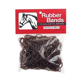 Rubber Mane Bands, Brown