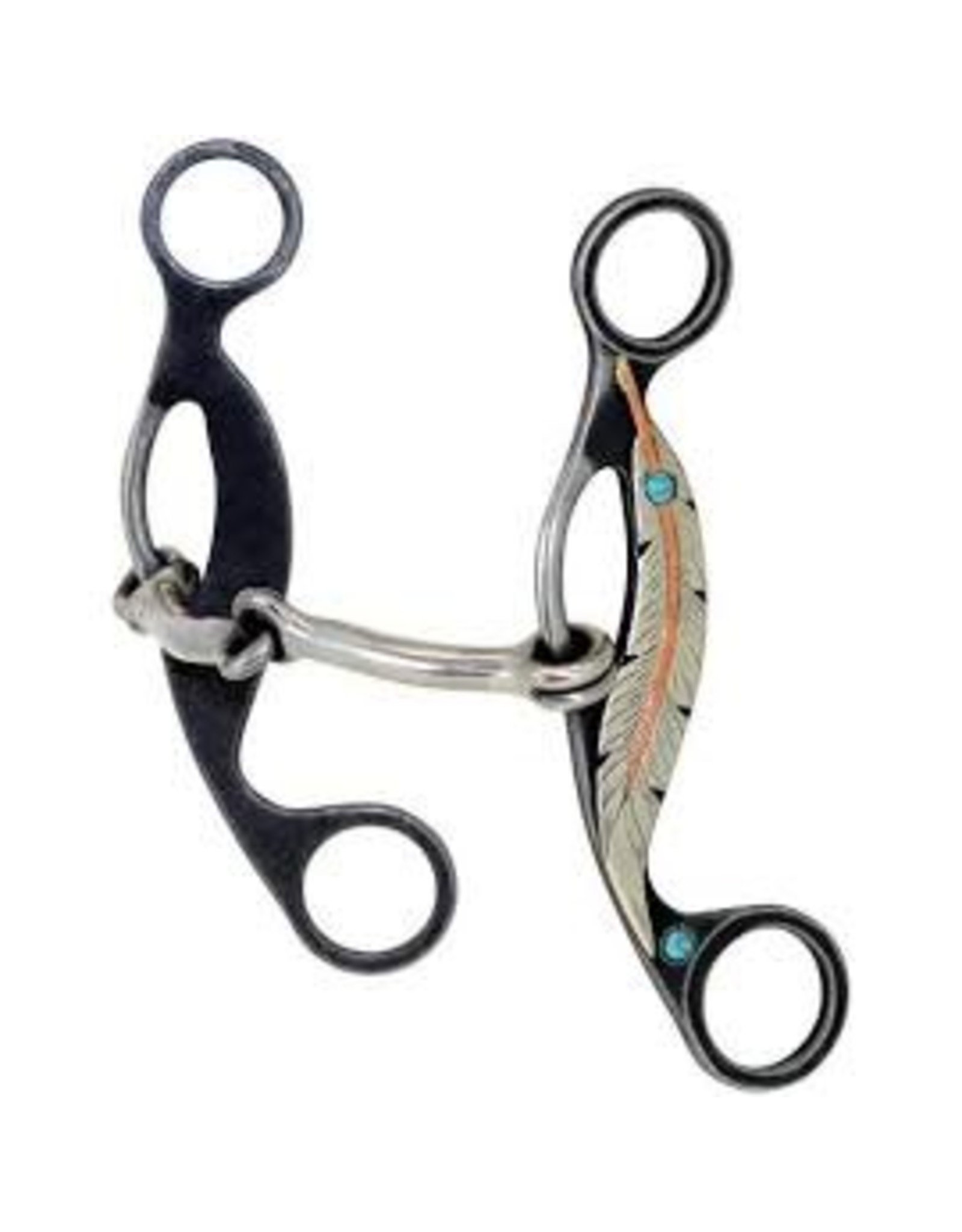 Metalab Feather Collection Smooth Snaffle Gag Level 4
