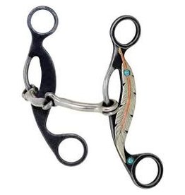 Metalab Feather Collection Smooth Snaffle Gag Level 4
