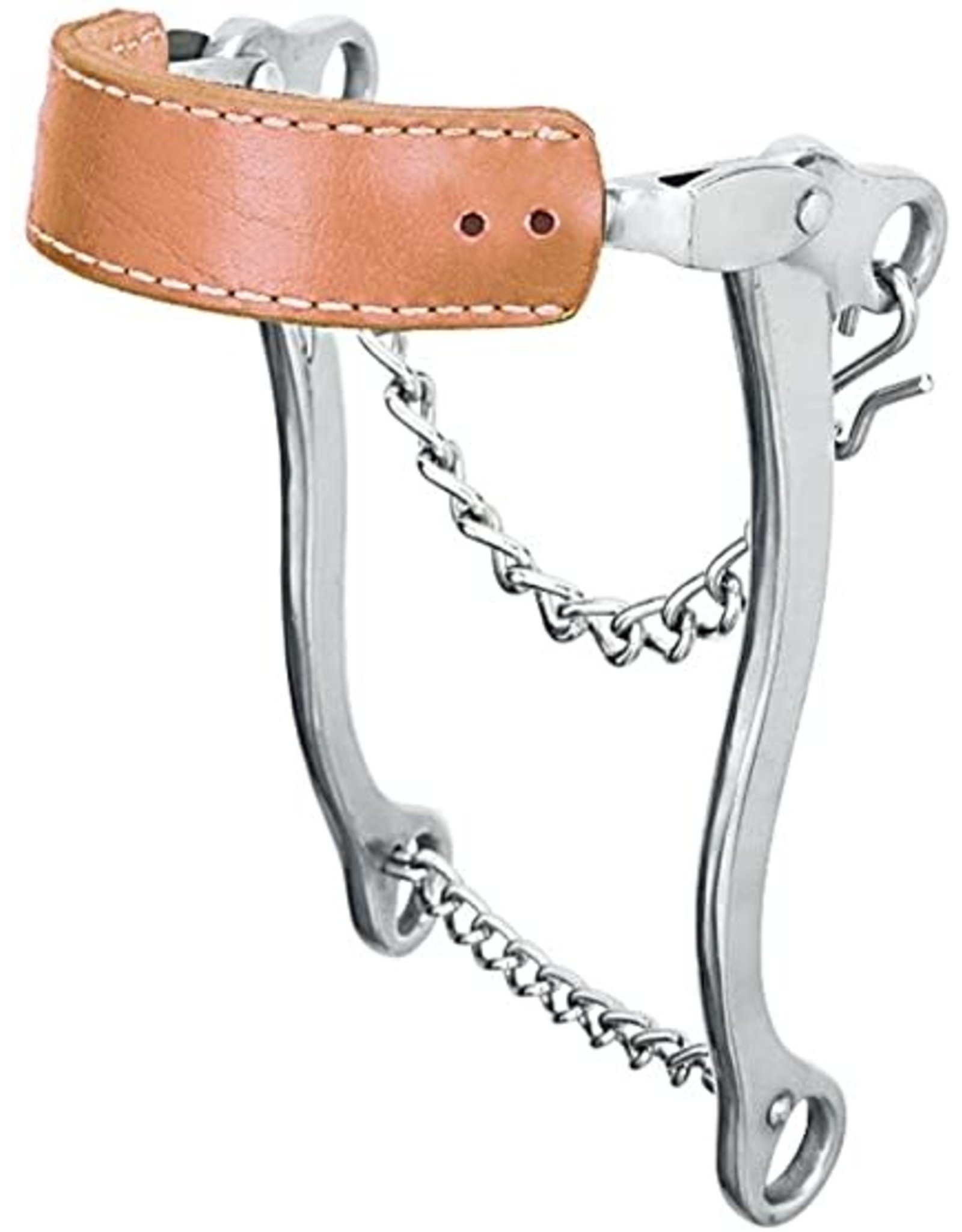 263126 leather covered hackamore