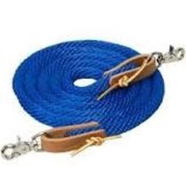 Nylon Blue Roping Rein