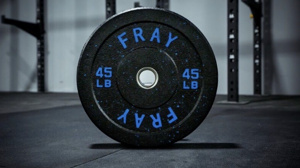 45 lb plate rubber