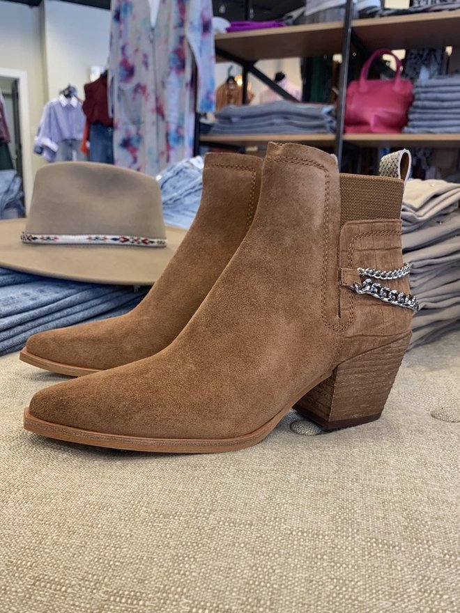 dolce vita totem suede bootie