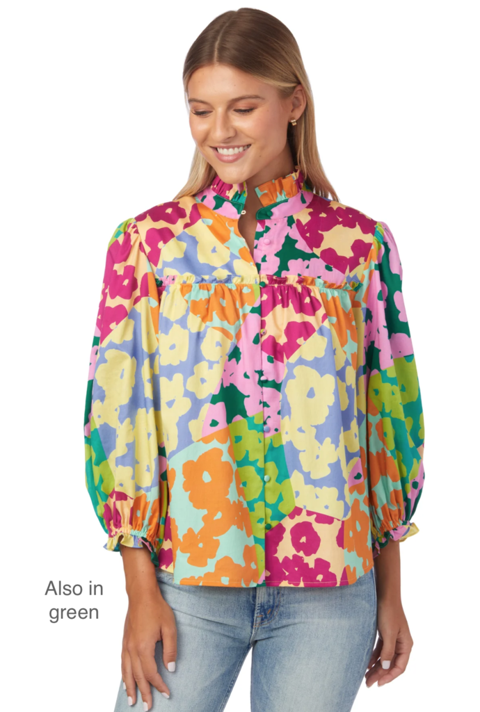 CROSBY BY MOLLIE BURCH WORTH BLOUSE