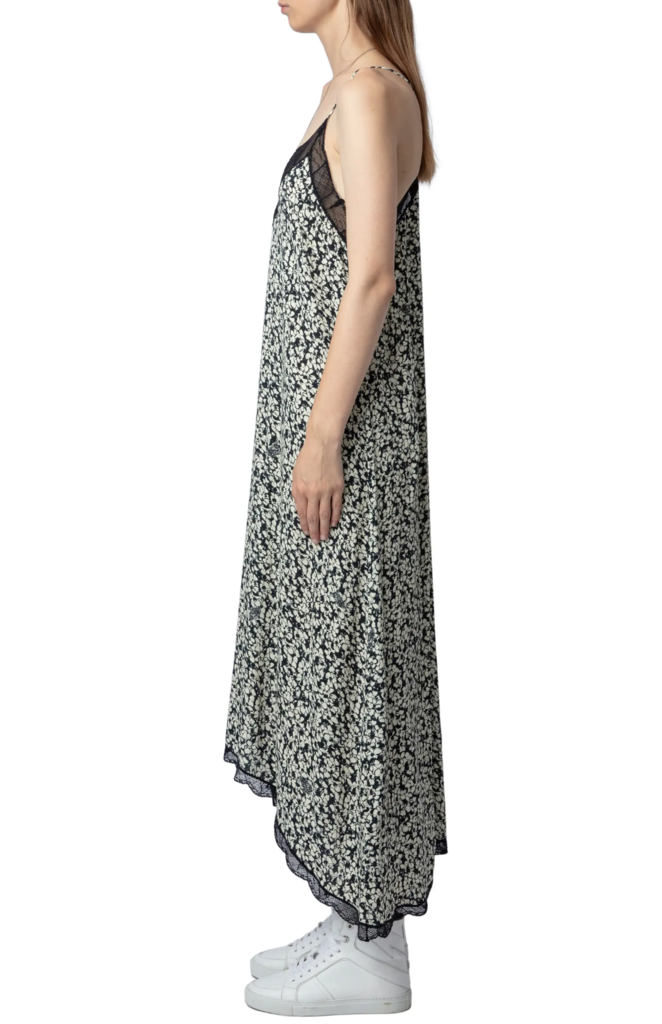 ZADIG & VOLTAIRE RISTY CREPE BICO FLOWERS DRESS