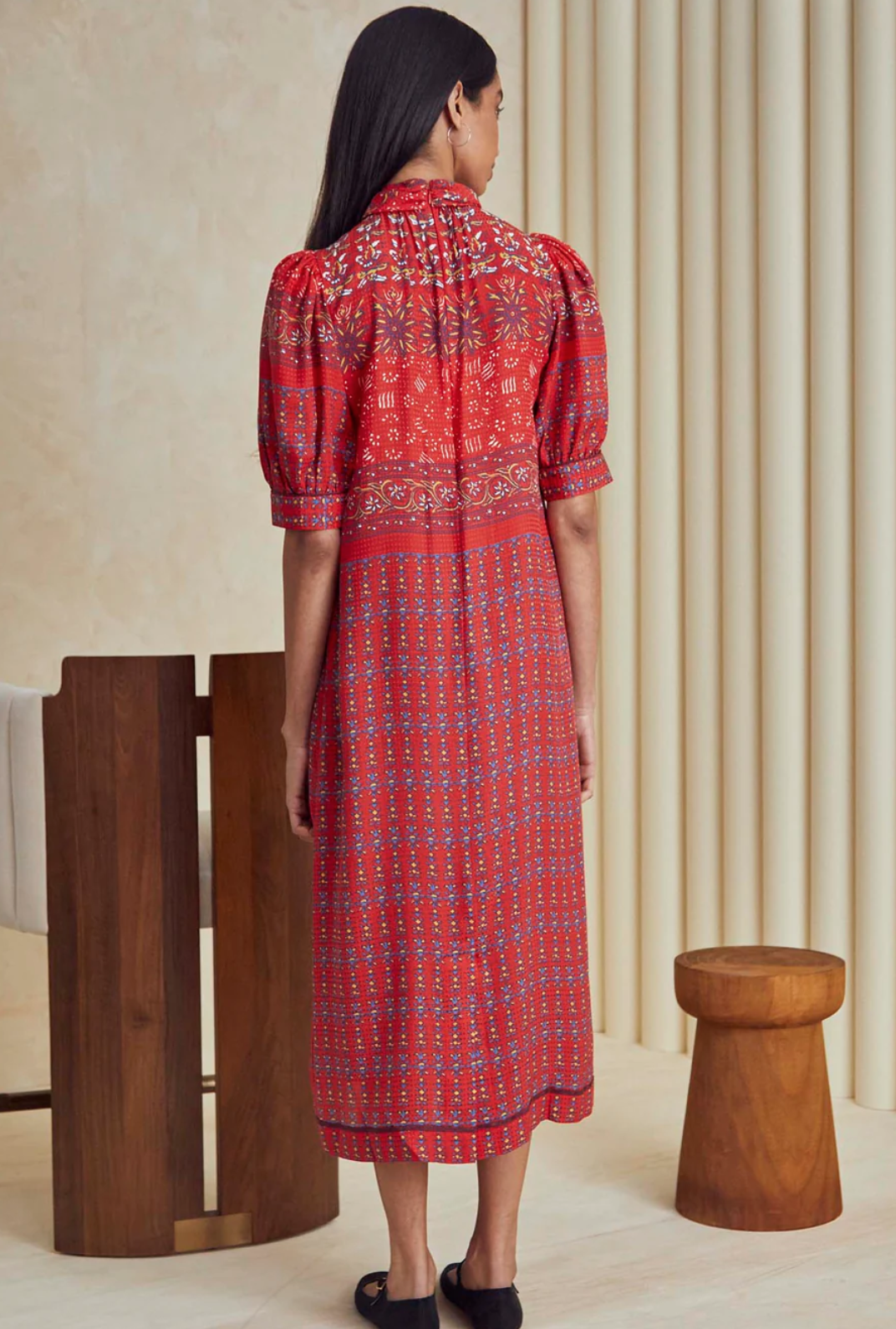Langley print midi dress cheap