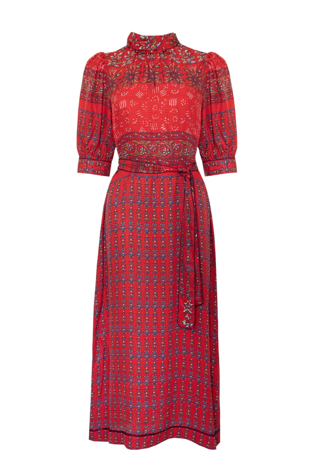 Langley print clearance midi dress